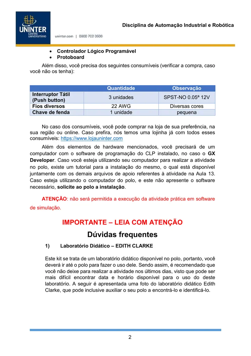 Página 2 do roteiro