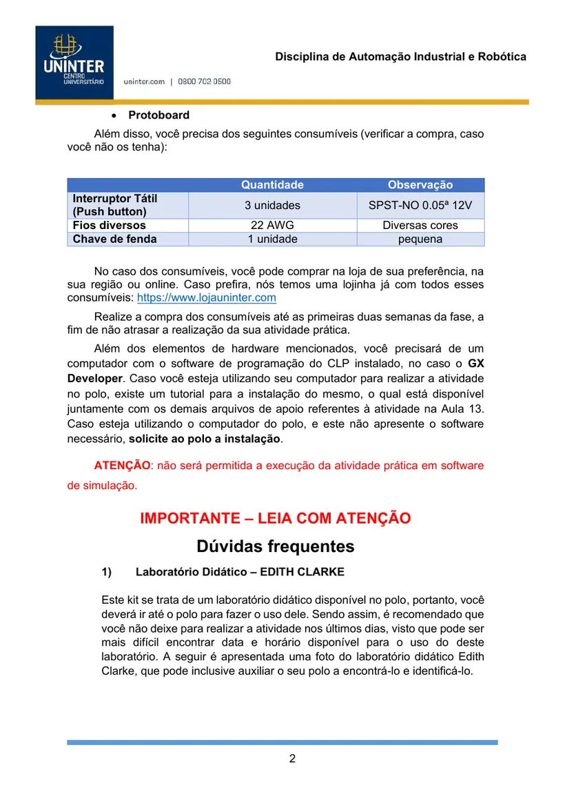 Página 2 do roteiro