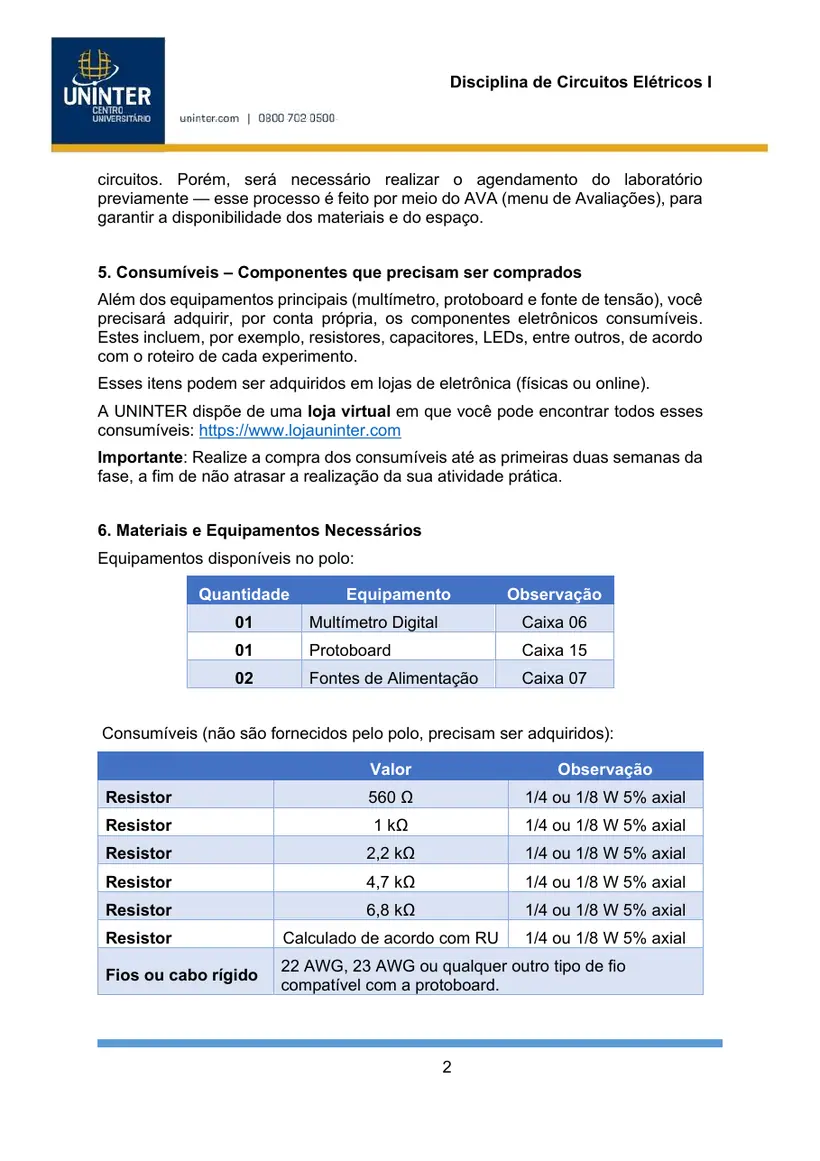 Página 2 do roteiro