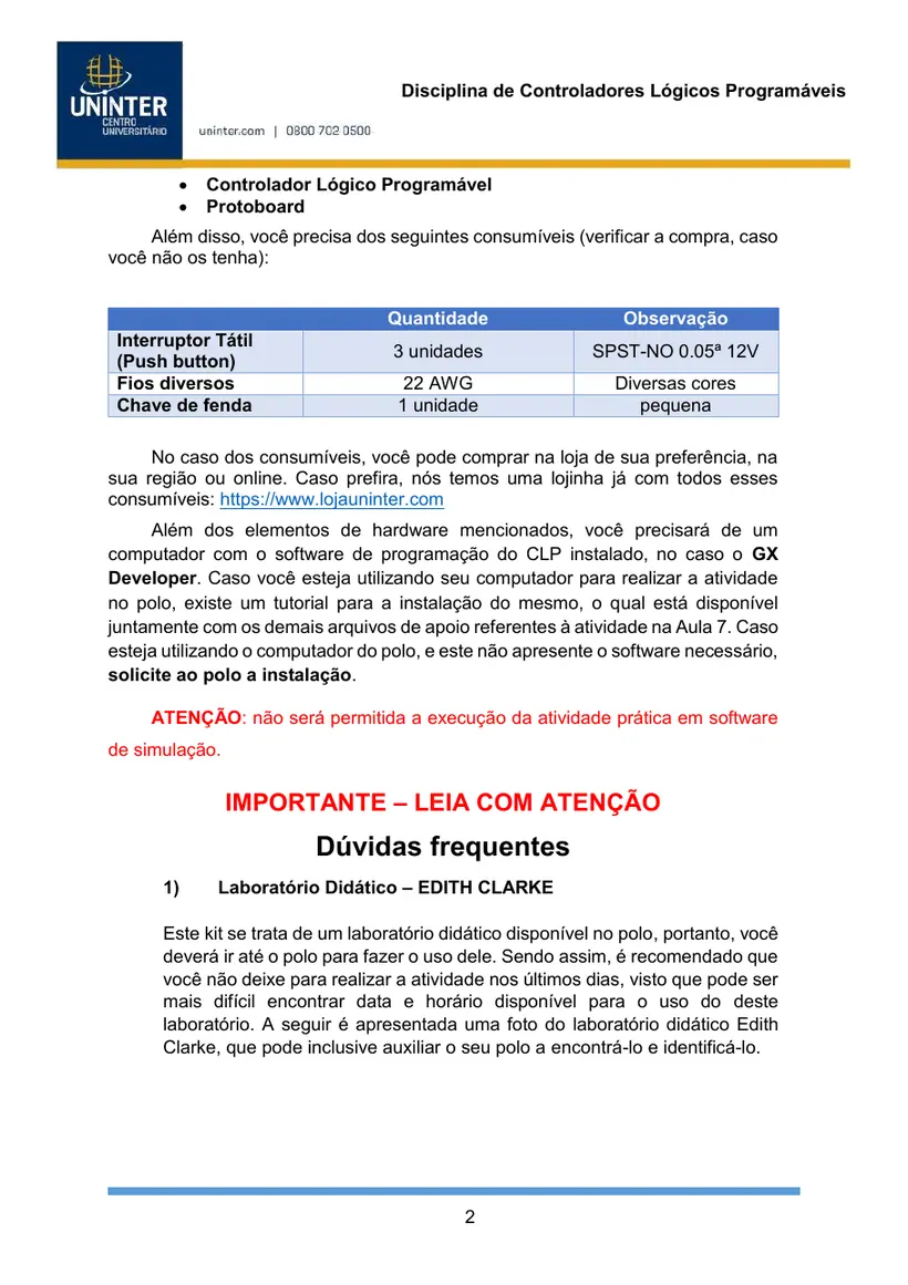 Página 2 do roteiro