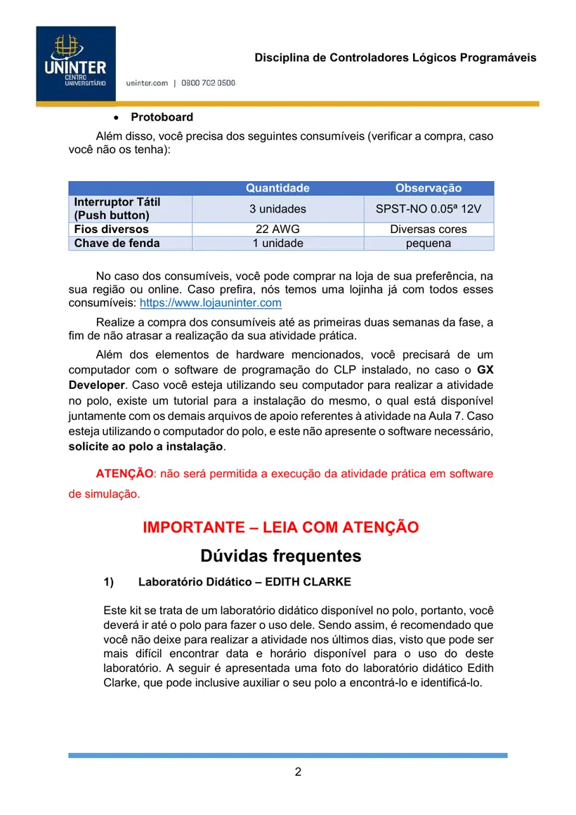 Página 2 do roteiro