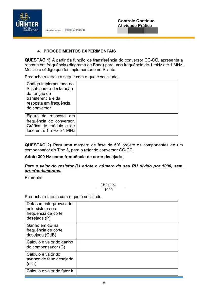 Página 5 do roteiro