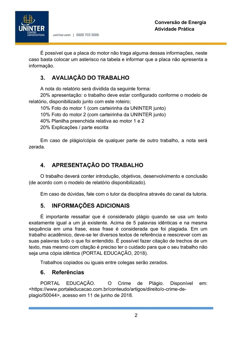 Página 2 do roteiro
