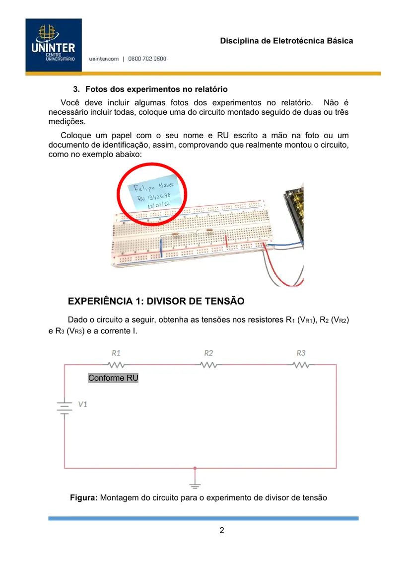 Página 2 do roteiro