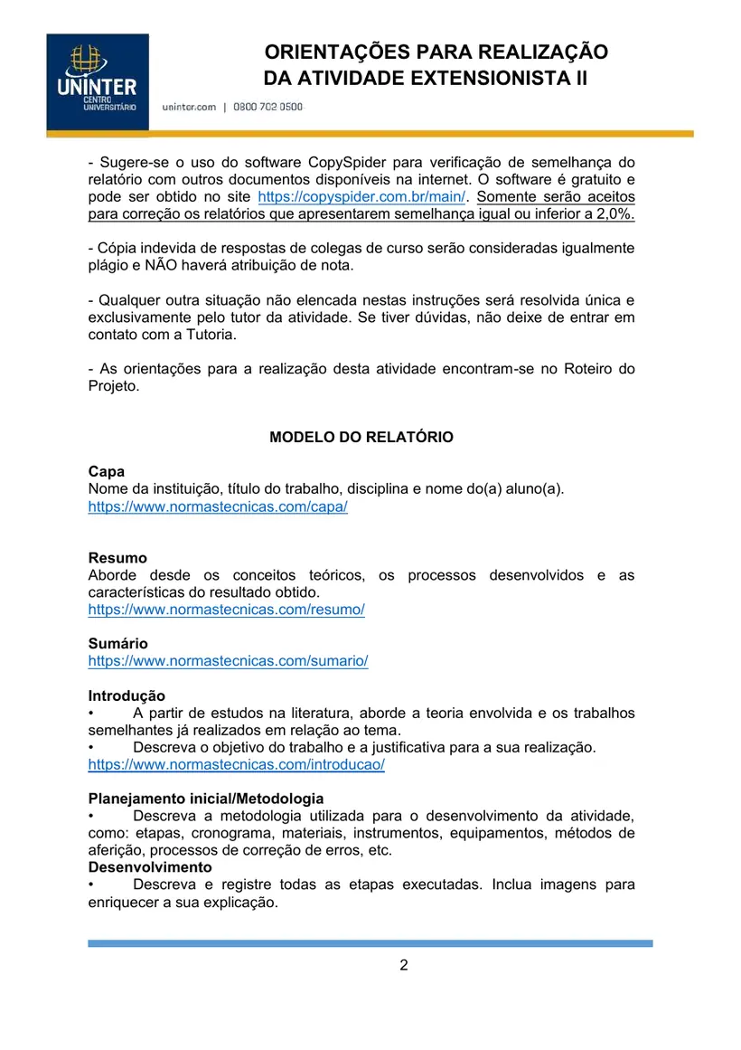 Página 2 do roteiro