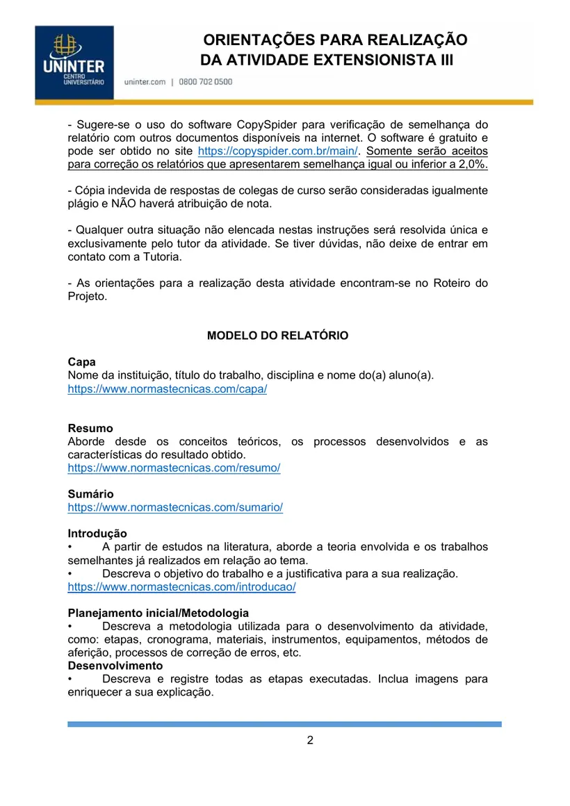 Página 2 do roteiro