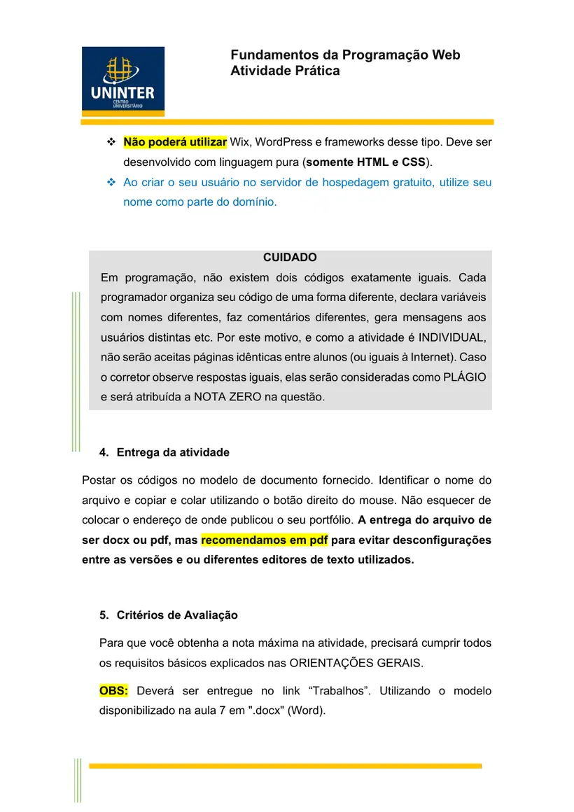 Página 3 do roteiro