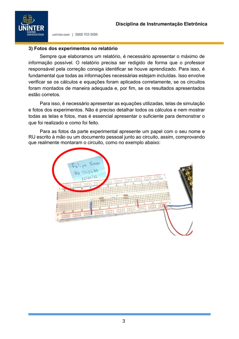 Página 3 do roteiro