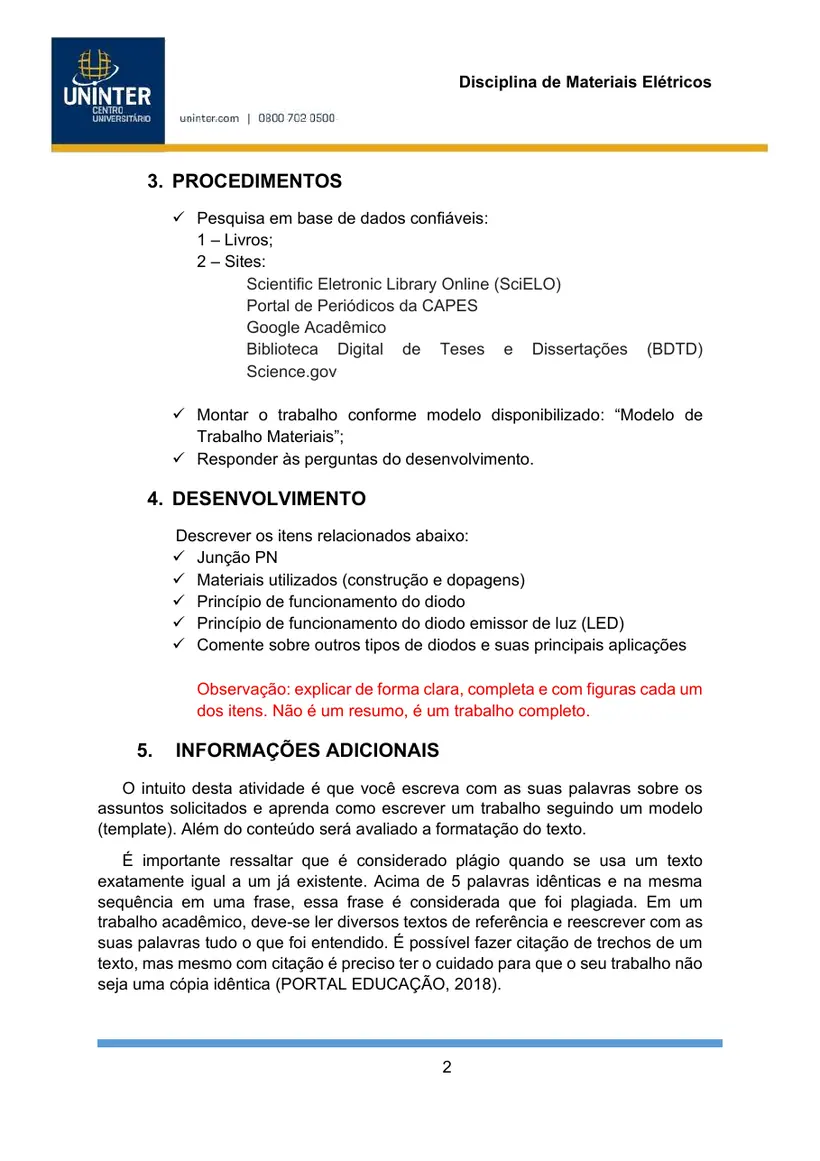 Página 2 do roteiro