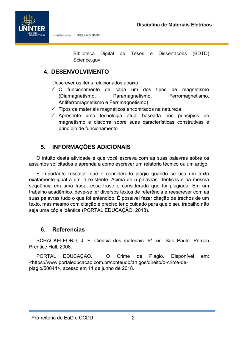 Página 2 do roteiro