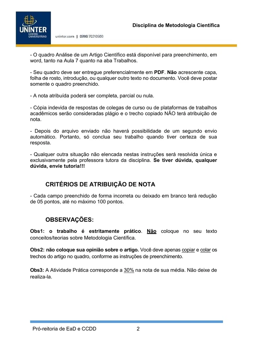Página 2 do roteiro