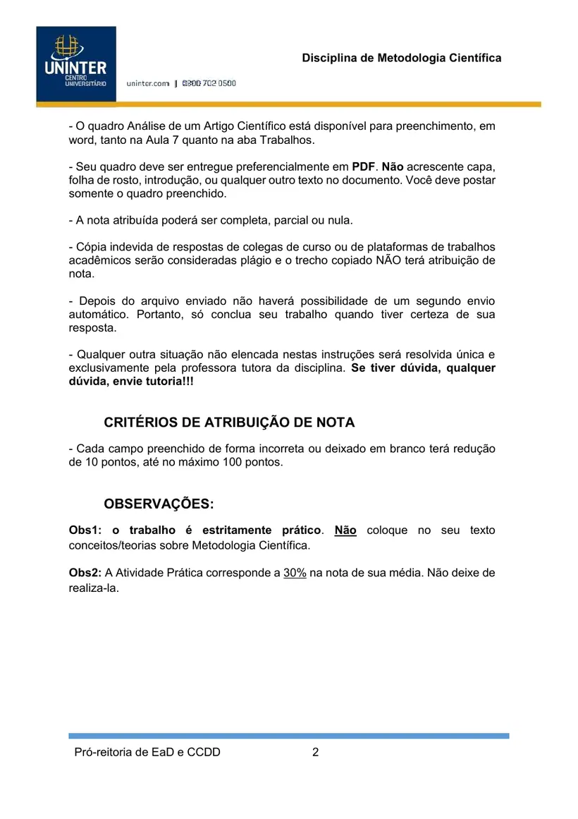 Página 2 do roteiro