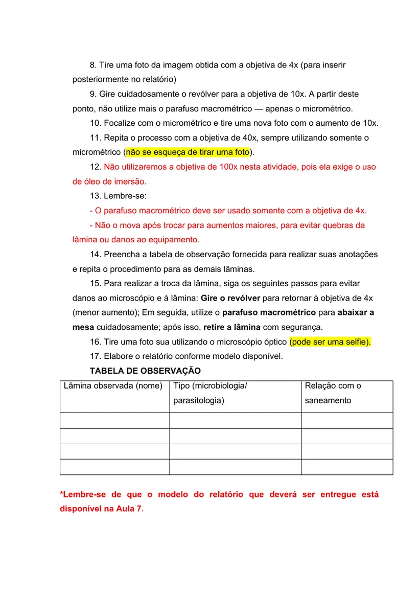 Página 3 do roteiro