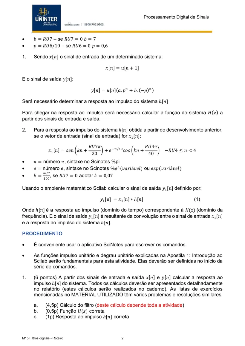 Página 2 do roteiro